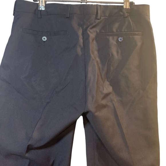 PAL ZILERI Mens Flat Front Wool Pants - Picture 11 of 13